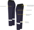 Picture of Bisley Workwear Womens Taped Maternity Drill Work Pants (BPLM6009T)