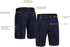 Picture of Bisley Workwear Cool Vented Lightweight Cargo Short (BSHC1431)