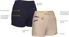 Picture of Bisley Workwear Womens Short Short (BSHL1045)