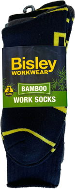 Picture of Bisley Workwear Bamboo Work Socks (3 Pack) (BSX7020)