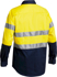 Picture of Bisley Workwear Taped Hi Vis Closed Front Drill Shirt (BTC6456)