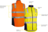 Picture of Bisley Workwear Taped Hi Vis Soft Shell Vest (BV0348T)