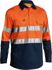 Picture of Bisley Workwear Taped Hi Vis Closed Front Cool Lightweight Shirt (BSC6896)