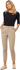 Picture of NNT Uniforms Womens Crepe Stretch High Waist Cropped Pant - Beige (CAT3YC-BEI)