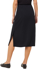 Picture of NNT Uniforms Womens Crepe Stretch Midi Length A-Line Skirt - Black (CAT2RV-BKP)