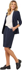 Picture of NNT Uniforms Womens Crepe Stretch Relaxed Short - Navy (CAT3YE-NAV)
