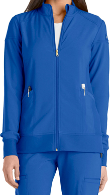 Picture of Cherokee Scrubs Womens iflex Zip Front Warm Up Jacket (CH-CK303)