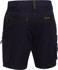 Picture of Bisley Workwear Stretch Denim Zip Cargo Shorts (BSHC1335)