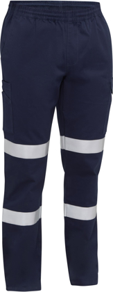Picture of Bisley Workwear Taped Biomotion Stretch Cotton Drill Elastic Waist Cargo Work Pant (BPC6029T)