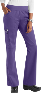 Picture of Cherokee Scrubs Womens Revolution Knit Waist Cargo Pants - Tall (CH-WW110T)