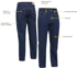 Picture of Bisley Workwear Original Stretch Denim Work Jeans (BP6711)