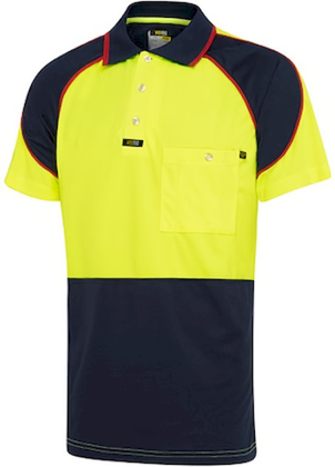 Picture of Visitec Workwear Mens Energy Microfibre Polo Short Sleeve (V1002)