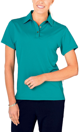 Picture of Stencil Womens Silvertech Short Sleeve Polo (1158 Stencil)