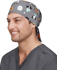 Picture of Bizcare Unisex Cheeky Pets Printed Scrub Cap (CSC245U)