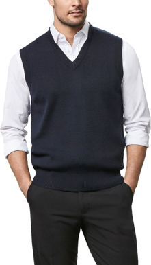 Picture of Biz Collection Mens Woolmix Knit Vest (WV6007)