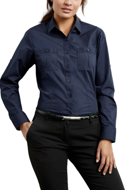 Picture of Biz Collection Womens Bondi Long Sleeve Shirt (S306LL)