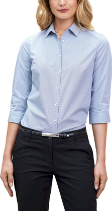 Picture of Biz Collections Womens Bristol 3/4 Sleeve Shirt (S338LT)