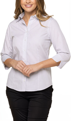 Picture of Gloweave-1251WL-Women's Square Textured 3/4 Sleeve Shirt - Guildford