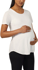 Picture of NNT Uniforms-CATUQW-WHP-Matt Jersey Short Sleeve Swing Top - White