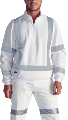 Picture of Bisley Workwear X Taped 1/4 Zip Pullover (BK6321XT)