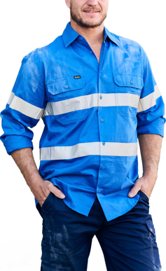 Picture of Bisley Workwear Taped Cool Lightweight Drill Shirt (BS6883T)