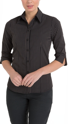 Picture of LSJ Collections Ladies 3/4 Sleeve Freedom Shirt (2172-SS)