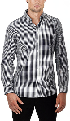 Picture of Identitee Mens Miller Long Sleeve Shirt (W44)