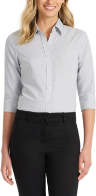 Picture of Identitee Womens Sussex 3/4 Sleeve Shirt (W38)