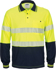 Picture of DNC Workwear Hi Vis Segment Taped Long Sleeve Polo - Polyester Cotton (3518)
