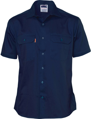 Picture of DNC Workwear Cotton Drill Work Short Sleeve Shirt (3201)