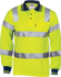 Picture of DNC Workwear Hi Vis Tapped Biomotion Long Sleeve Polo (3713)