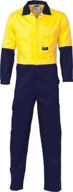 Picture of DNC Workwear Hi Vis 2 Tone Coverall (3851)