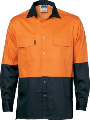 Picture of DNC Workwear Hi Vis 3 Way Cool Breeze Long Sleeve Shirt (3938)