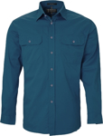 Picture of Ritemate Workwear Pilbara Mens Open Front  Light Weight Long Sleeve Shirt (RM500BT)