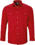 Picture of Ritemate Workwear Pilbara Mens Open Front  Light Weight Long Sleeve Shirt (RM500BT)