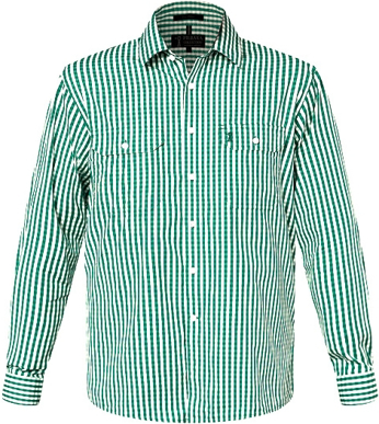 Picture of Ritemate Workwear Pilbara Mens Gingham Classic Fit Long Sleeve Shirt (RMPC004)