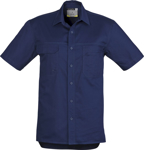 Picture of Syzmik Mens Lightweight Tradie Shorts Sleeve Shirt (ZW120)