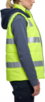 Picture of Australian Industrial Wear Unisex Hi Vis Hooded Puffer Vest (SW93)