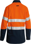 Picture of Bisley Workwear Womens TenCate Tecasafe® Plus 700 Taped Hi Vis FR Vented Shirt (BL8082T)