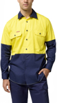 Picture of Hardyakka Core Hi Vis 2 Tone Vented Long Sleeve Shirt (Y07558)