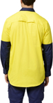 Picture of Hardyakka Core Hi Vis 2 Tone Vented Long Sleeve Shirt (Y07558)
