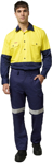 Picture of Hardyakka Core Hi Vis 2 Tone Vented Long Sleeve Shirt (Y07558)