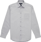 Picture of City Collection Mens Pinfeather Long Sleeve Shirt (4265LS)
